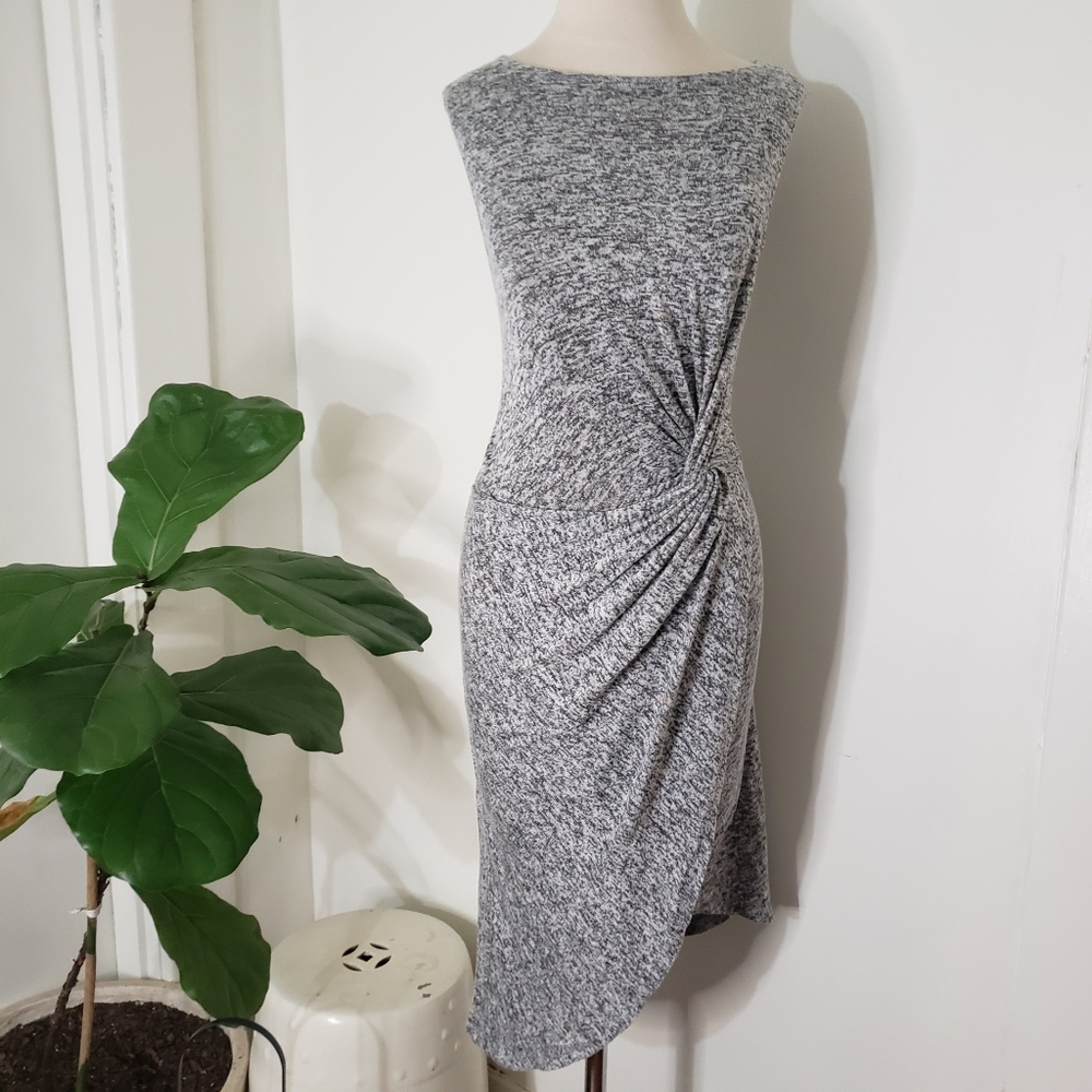 FP Grey Twist Knot Dress